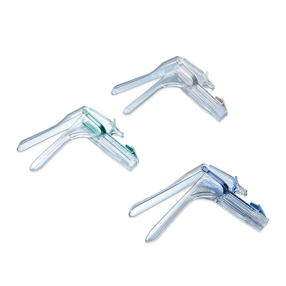 Disposable Sterile Plastic Vaginal Speculum with Side Screw of Different Sizes