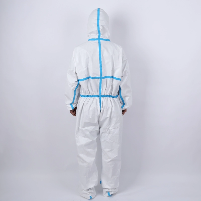 Wholesale/Supplier High quality/High cost performance  CE Uniforms Workwear Waterproof Breathable Disposable Coverall Protective Clothing