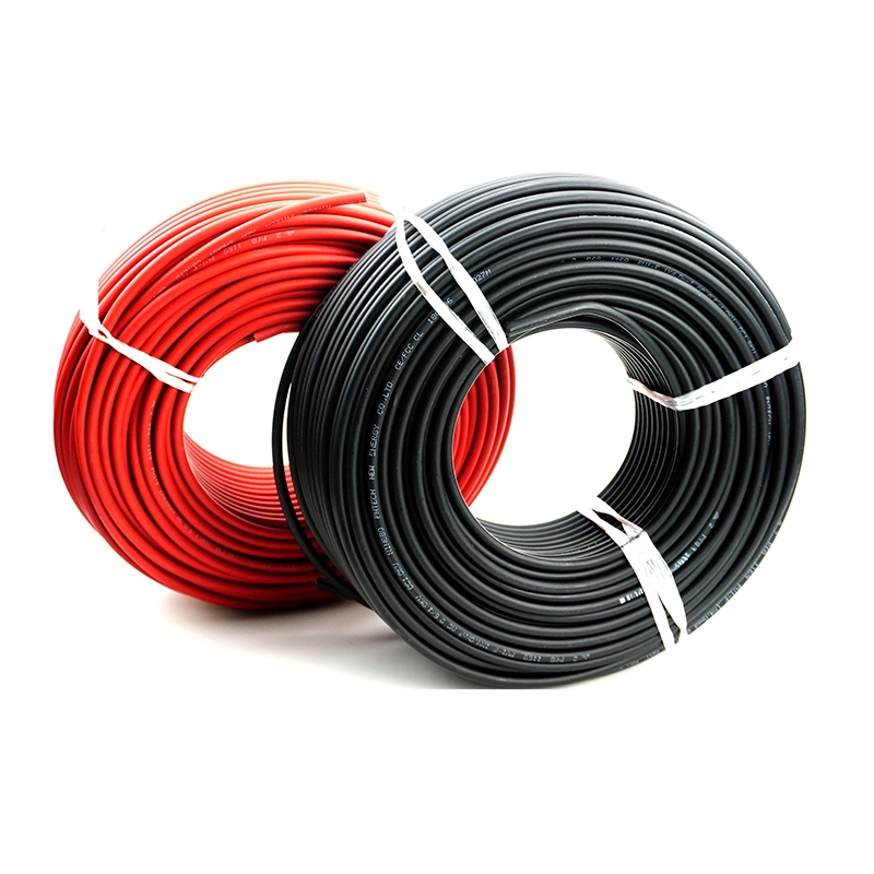 Red 1500V DC Single Core 1*4mm2 Myanmar Electric Wire and Cable Solar Cable