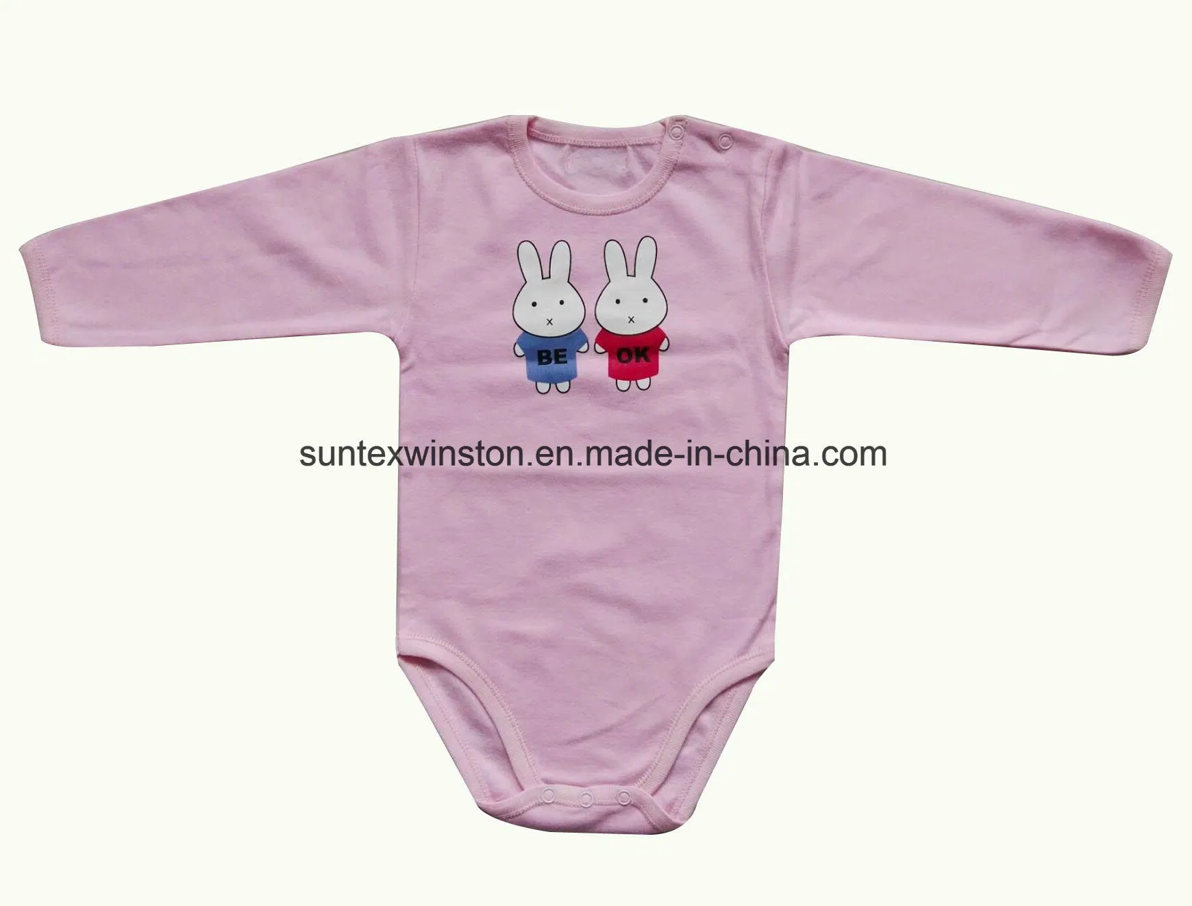 Vêtements pour bébé 100 % coton en tissu Interlock
