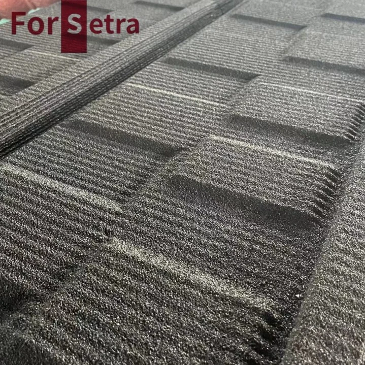 Nuevo material de revestimiento Color Stone Metal cubiertas baldosas de madera Accesorios para techos para decoración de edificios de casas