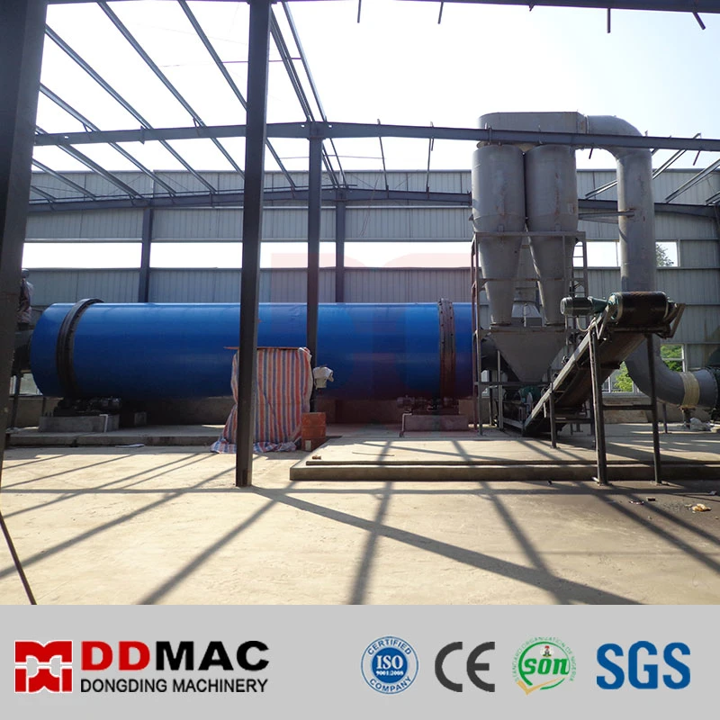 Triple Pass Olive Pomace Drying Machine, Fruit Residues Rotary Dryer