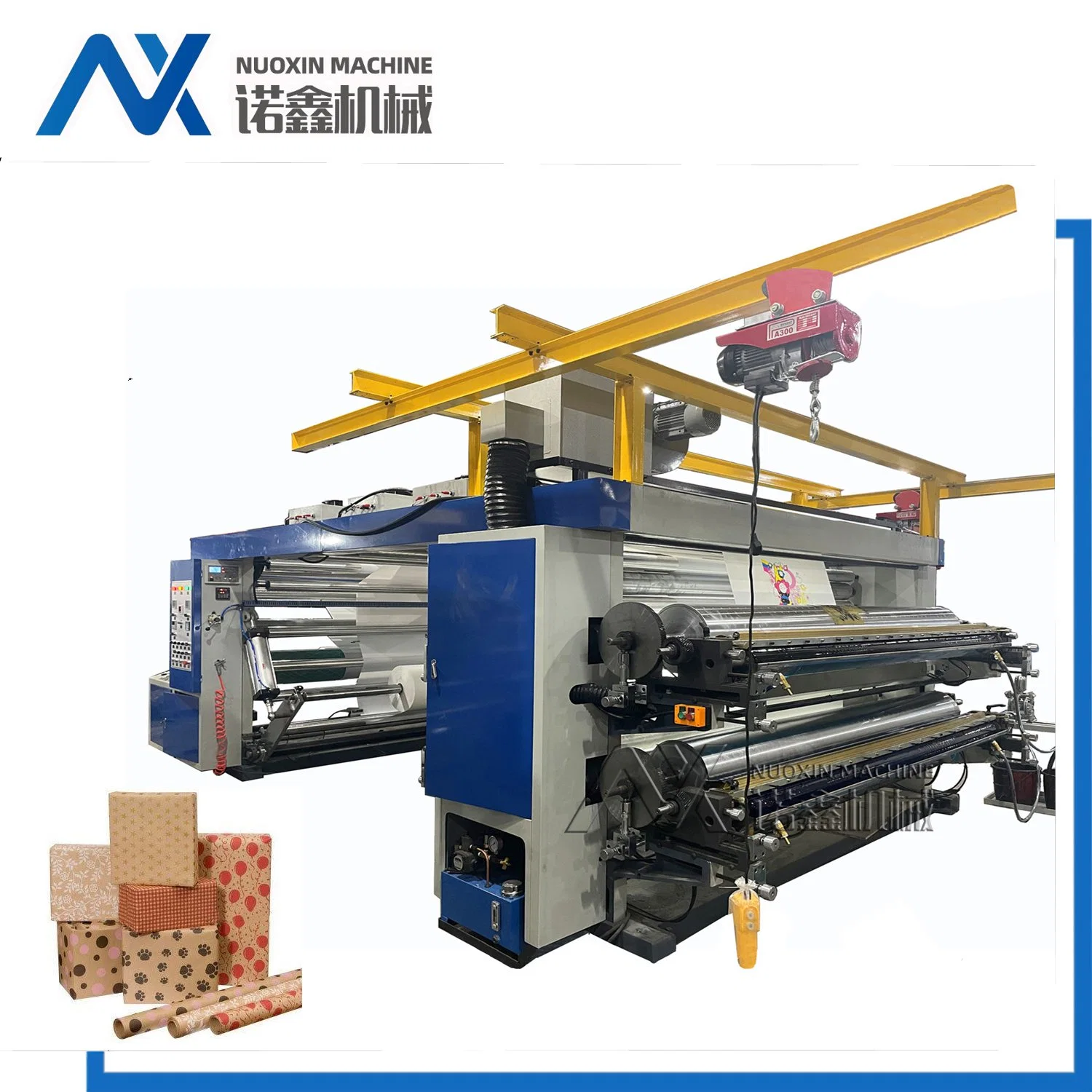 4 Colors High Speed Flex Plastic Film Printing Machine