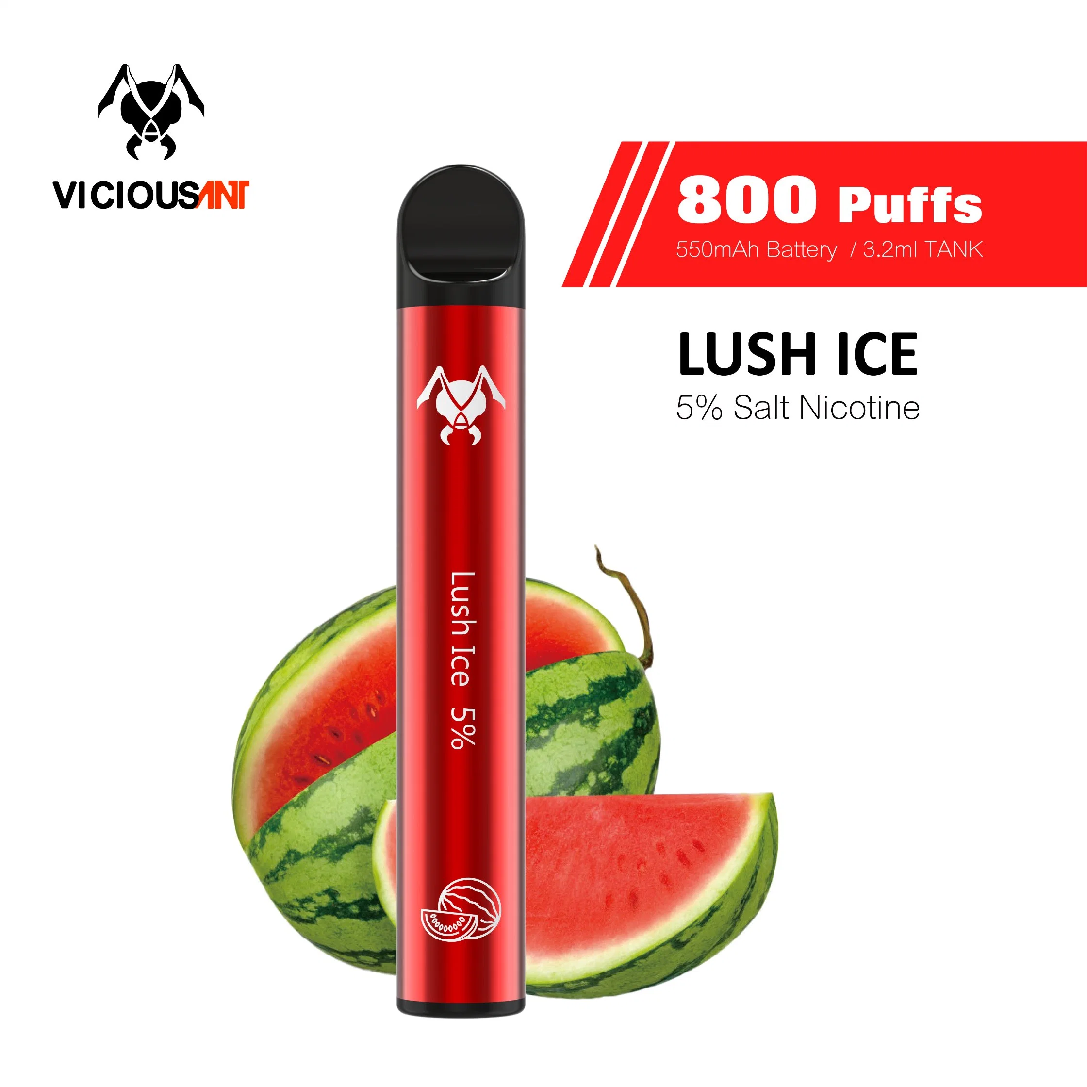 Hot Selling 3ml 800 Puffs Fruit Flavors Disposable E-Cigarette Puff Vape Pen Vapor Wholesale Price