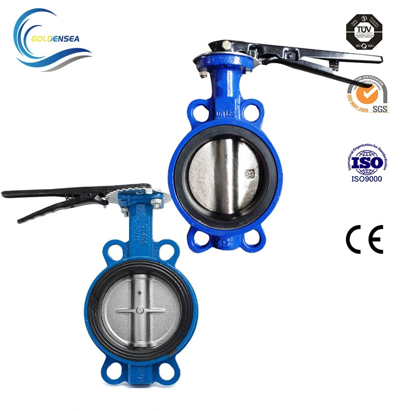 Best Resistant Arrogant Cast Steel Wafer Handle Butterfly Valve