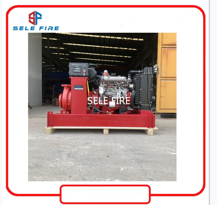 UL/FM Approved Fire Fighting System Diesel Engine Driven Centrifugal End Suction Fire Pump, Nfpa Listed Fire Fighting Water Pump, Diesel Fire Pump UL/FM