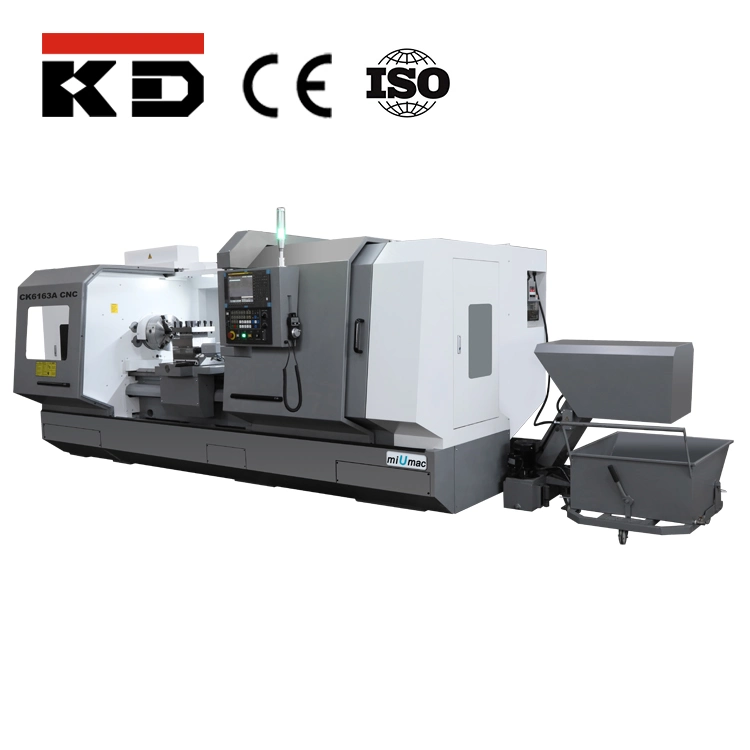Machine-outil de tour CNC de type sur le sol avec certification CE Bon prix Ck6163A/1000