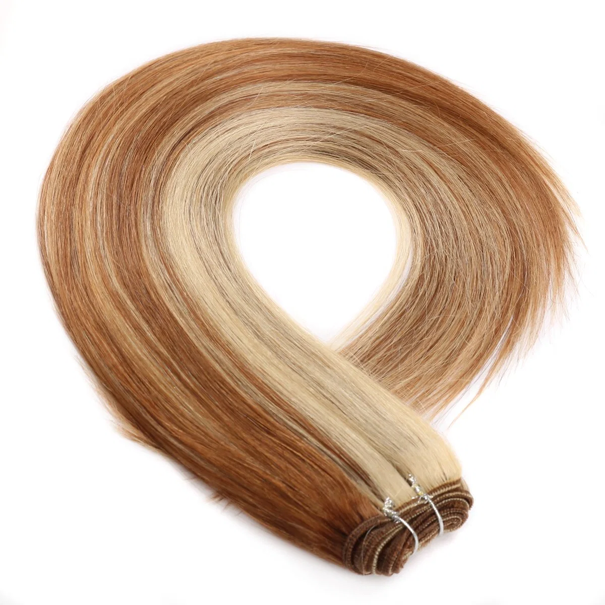 Wholesale/Supplier Double Drawn Cuticle Hair Weft Ombre Color