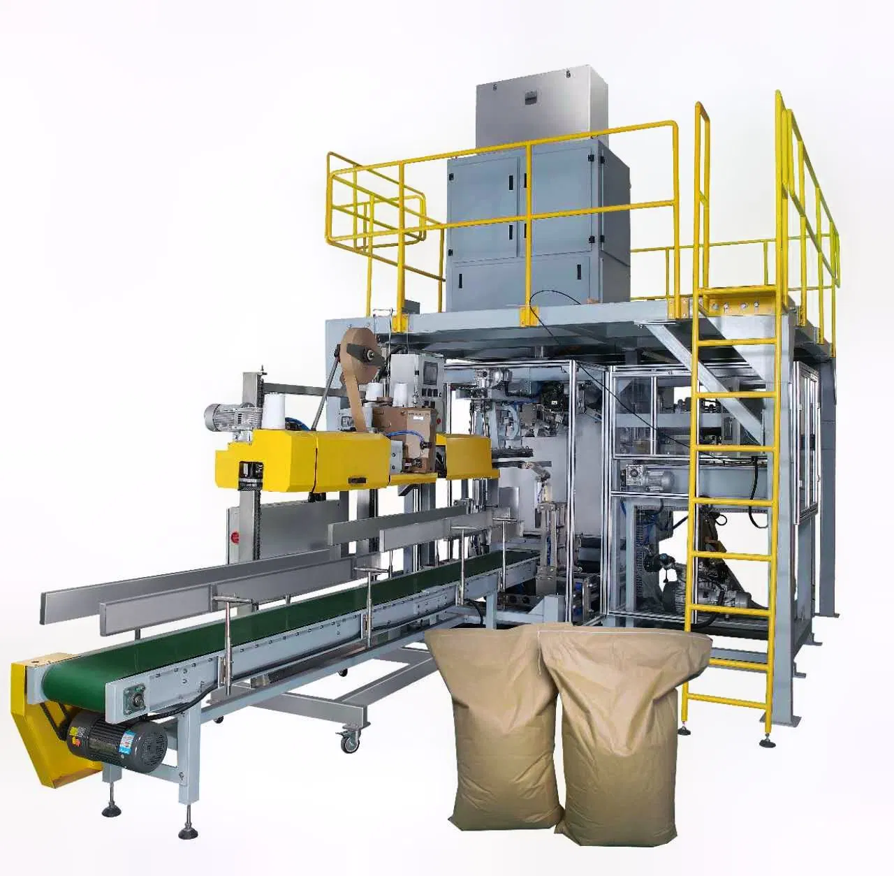 Fully Automatic Bag-Feeding Type Packaging Machine Adopt Advanced PLC Detection Device