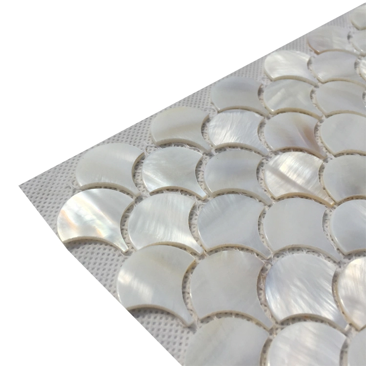 30*30 سم Natural Pearl Shell Mosaic خلفية شاشة ديكور Shell حرف Shell