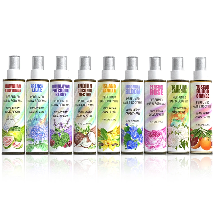 2023 Neue Ankunft Großhandel Kosmetik Amarry Natural 150ml Private Label Qualität Körper Spray Mist Haarpflege Mist Körper Spray Körper Nebel