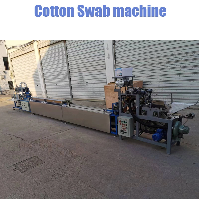 Full Automatic Surgical Absorbent Cotton Swab Making Machine for Hospital Use Double-Head Cotton Swab Machine