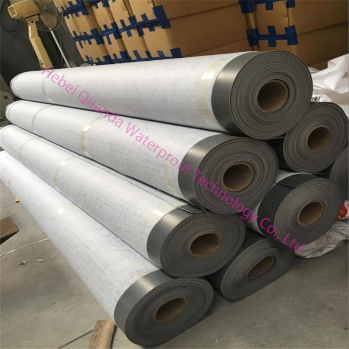 1.2mm Indoor Self Adhesive PVC Waterproof Membrane Butyl Adhesive Construction Material