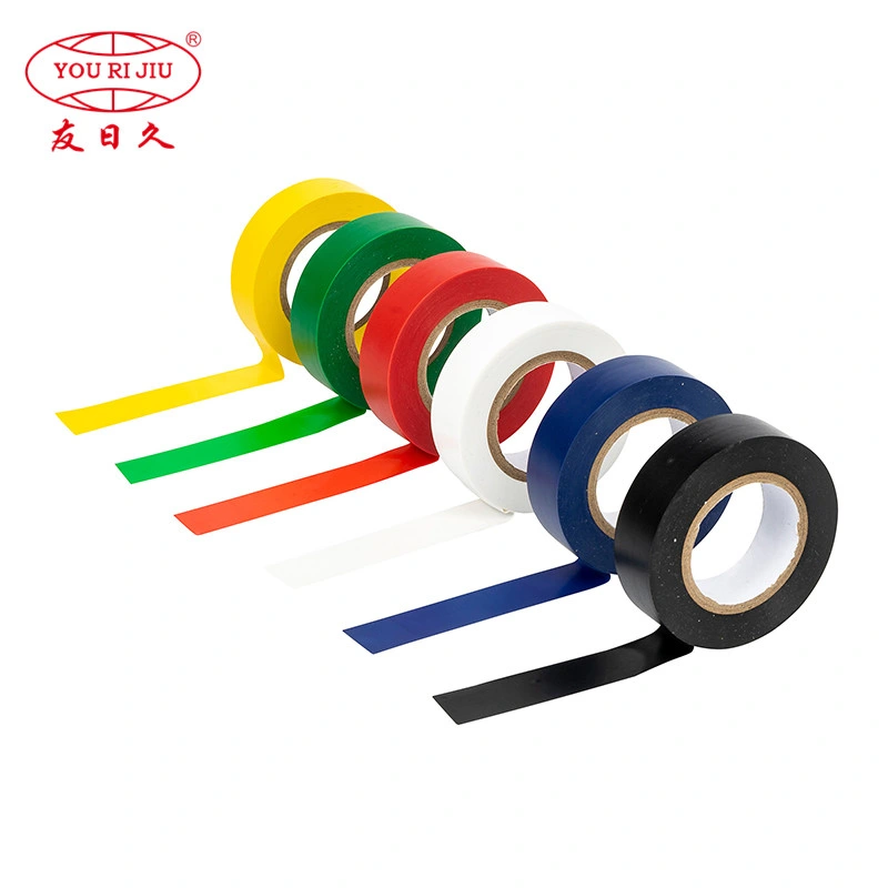 Votreijiu Colorful Roll Isolation Nfr Scrap de PVC Électrique Haute Température Étanche en Vrac Vinyle Ruban Électrique Robuste pour l'Intérieur Extérieur Enveloppement du Fil