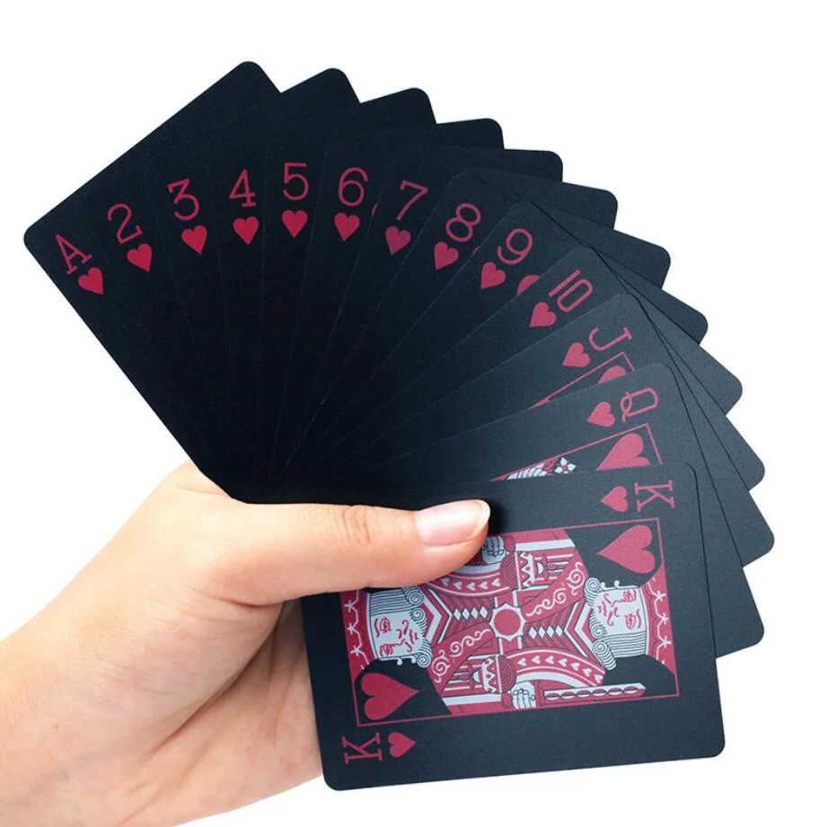 Poker Größe Qualität Wasserdichte PVC Kunststoff Spielkarten Set