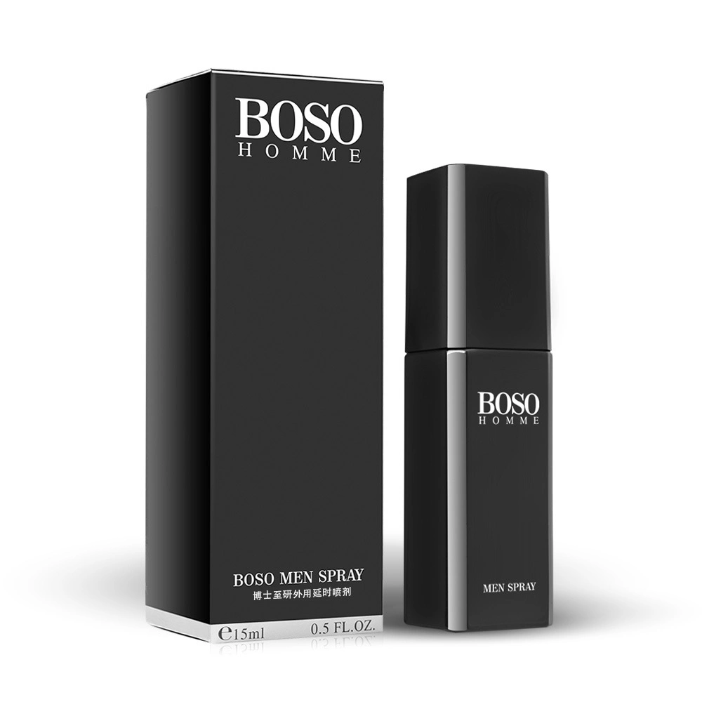 Boso 12 ml sexe produit délai pulvérisation sexe long temps Spray pour Homme