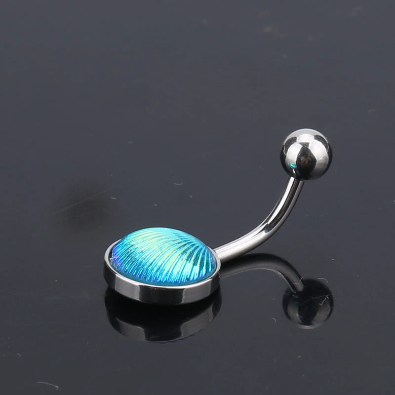 Anti Allergy Round Color Stainless Steel Belly Button Rings