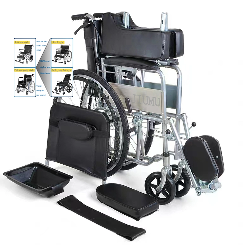 Hand Push Manual Home Care Chair Wheel Seat Manual Fold Supplier Price