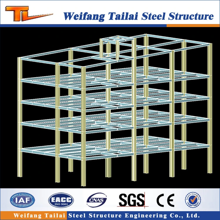 Light Prefabricated Steel Structure Building for Office Warehouse Workshop School Construction Project Multi Storey