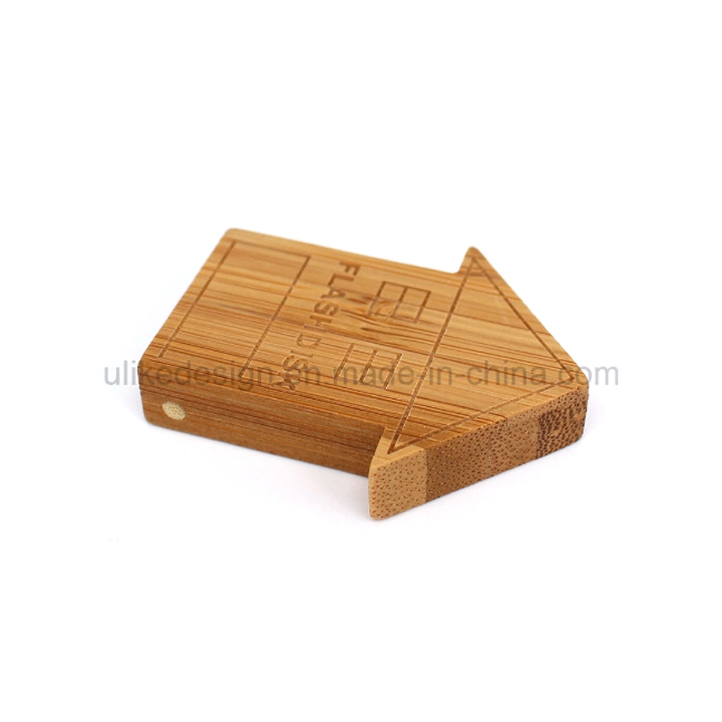 Casa de madera de forma pulgar USB 2.0 de Regalo Promocional Pen Drive USB Flash Drive USB Flash Disk Drive USB Flash USB Stick USB