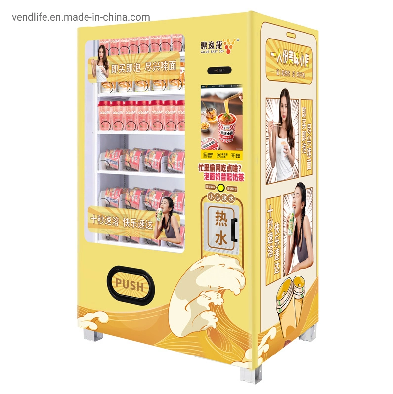 Vendlife Money Counting Machine Safe Automatic Combo Snack Instant Noodles Pizza New Coffee Vending Machine Food Machinery Maquina