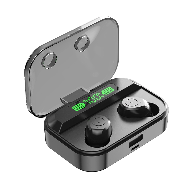 Tg01 juego inalámbrico nuevo auricular Bluetooth con indicador LED de Tws auriculares