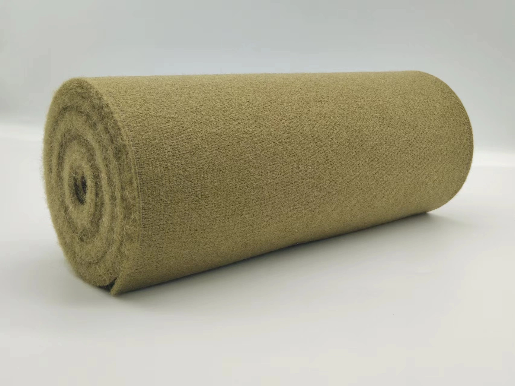 250mm Ecru Organic Woolen Elastic Manufacture Super Wide Wool Double Weft Elastic OEM Environmentally Friendly Woolen Elastic Natural Rubber Custom Cotton