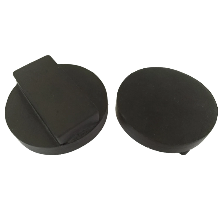 Car Post Lift Rubber Pad Blocks Lift Jack Pad, Heavy Duty Round Replacement Lift Rubber Pads Moulding