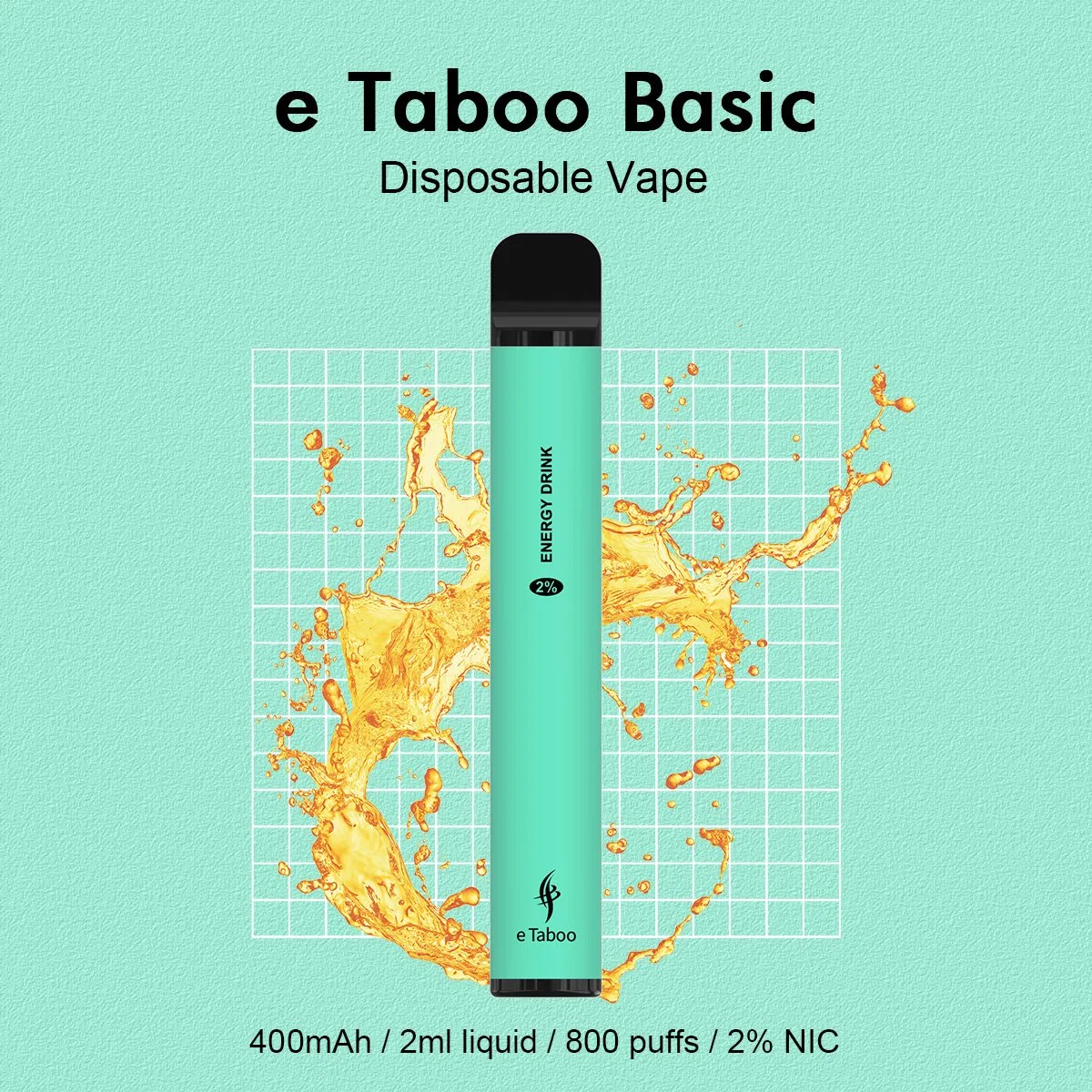 Etabou Basic 1000 Puff 0% 2% 5% Wape Pod jetable Hot Peak E cigarette Elfa Pen Hookah Amazon Vape Bar Boîtier