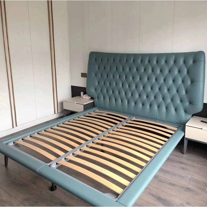 Modern Home Furniture for Upholstered Bed Double Bed Fabric Queen Bed