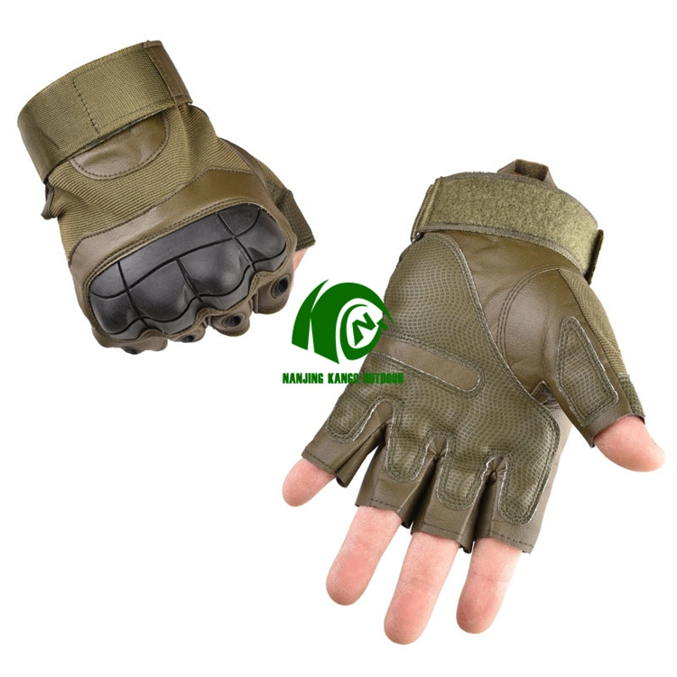 Kango Military Tactical Waterproof Police Army Half Finger Tactical Gloves Customized Military Gloves