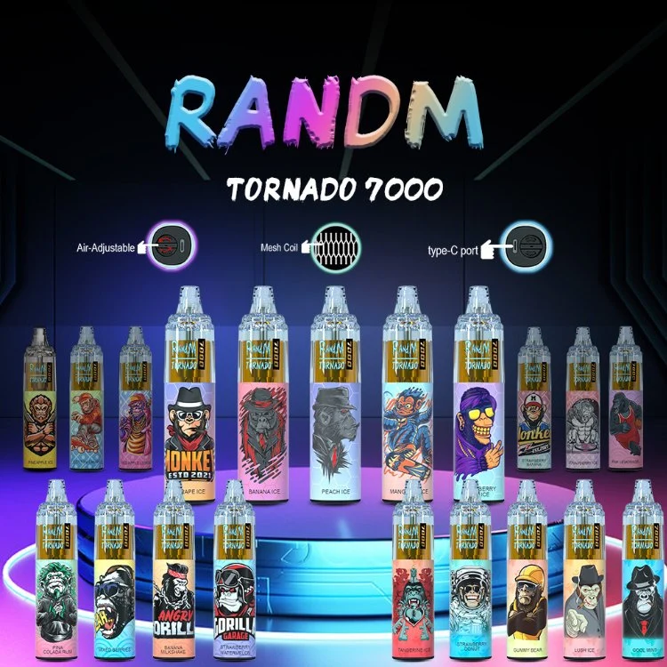 Schnelle Lieferung Original Factory Randm Tornado RM 7000 Puff Einweg Vape