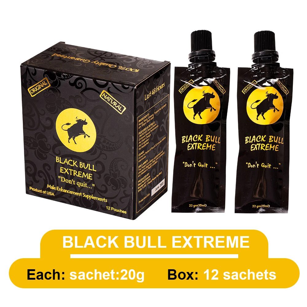 Black Bull Don&prime; T Quit Royal Honey Made in China (12 saches - 22 G)