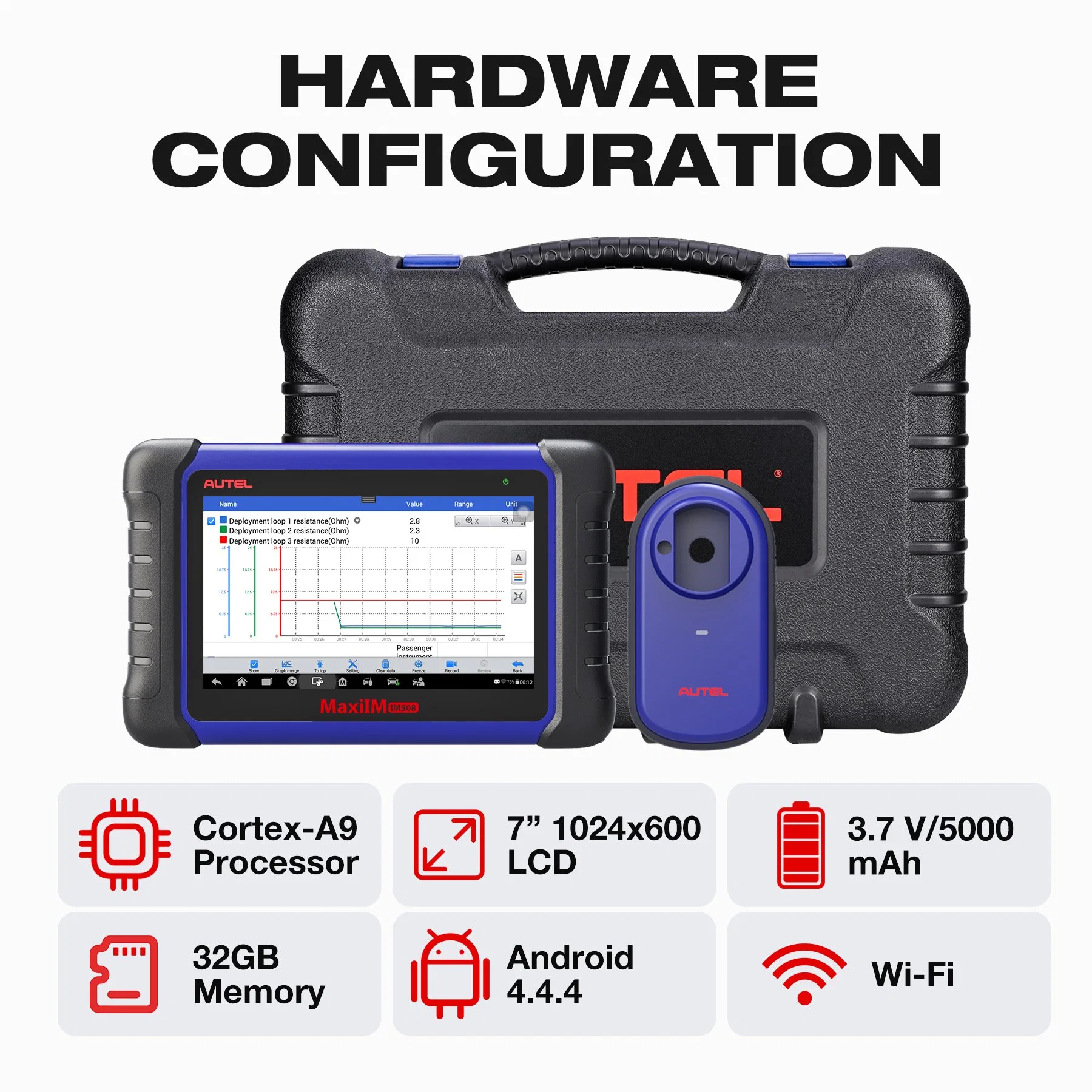 Autel Im508 XP400PRO Programmeur de clés Professionnel Scanner de diagnostic de niveau OE Apb112 G-Box-2 Outils de programmation de clés Mise à jour de 2 ans Outil de diagnostic automobile.