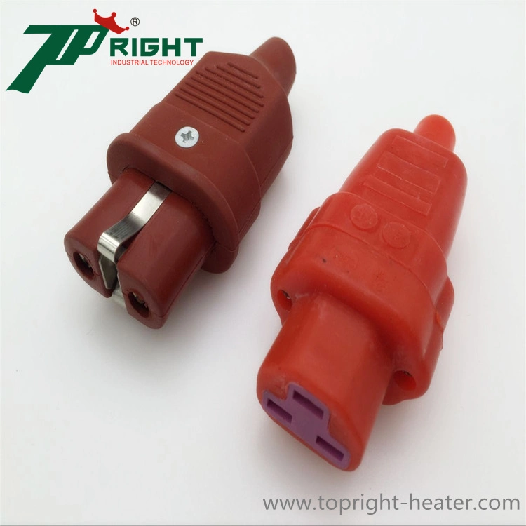 Flat Angle 2 Pins Plug Connector