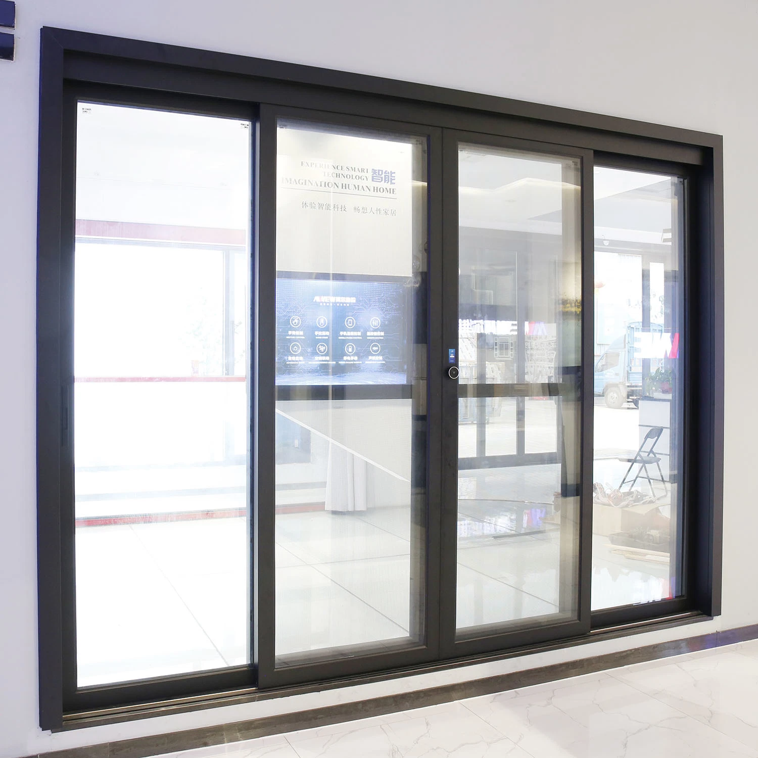 Sixinalu Aluminum Profile Building Material Aluminum Alloy Automatic Open Sliding Door