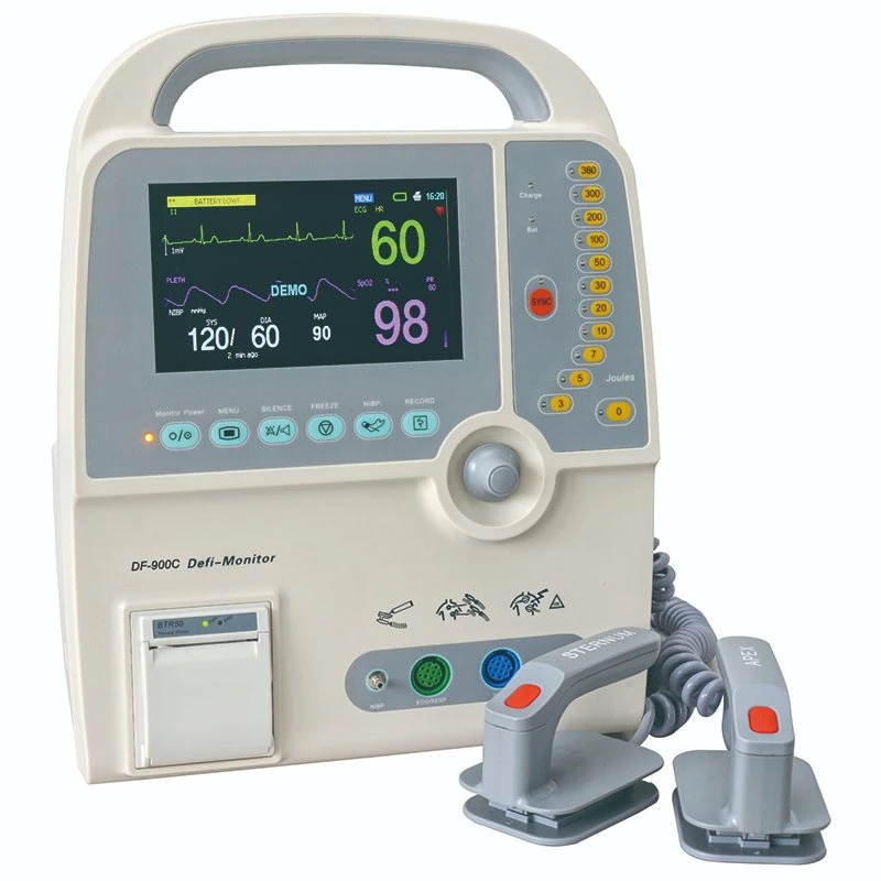 Emergency Room Clinictop Aed Portable Defibrillator with 12 Lead ECG