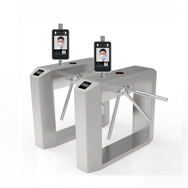 Biometric Face Recognition Half Height Tripod Turnstile for Access Control