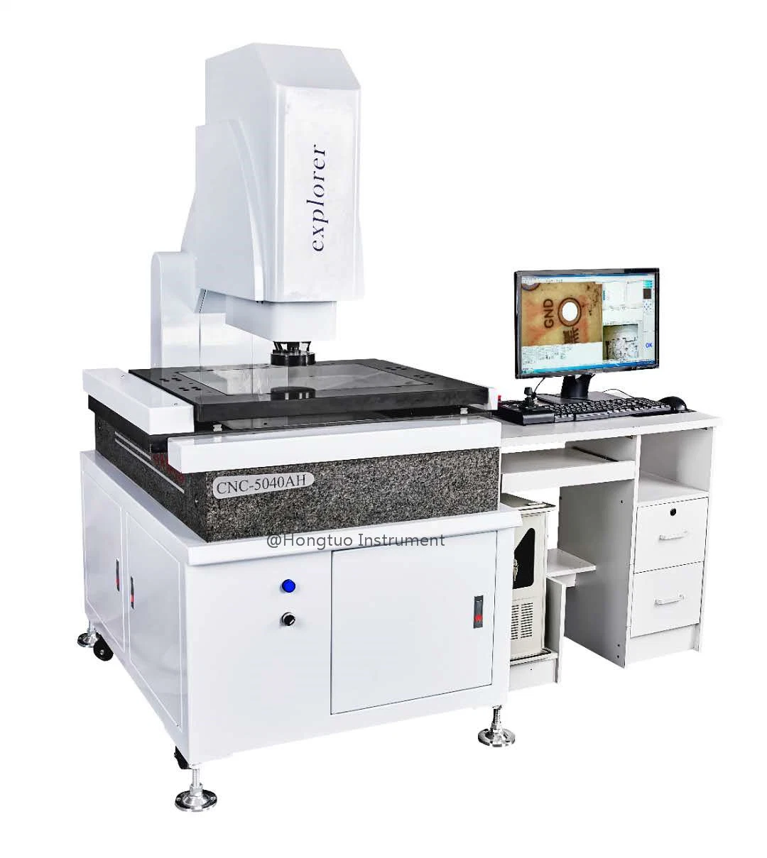 فيديو معدات اختبار CNC Vision من جهاز الصور ثلاثي الأبعاد البصري نظام القياس DH-CNC-3020A