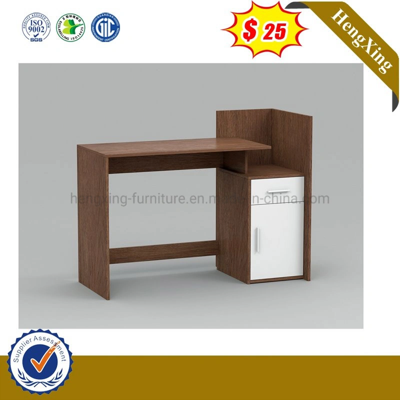 Moderno Estudio simple de madera oscura Desk