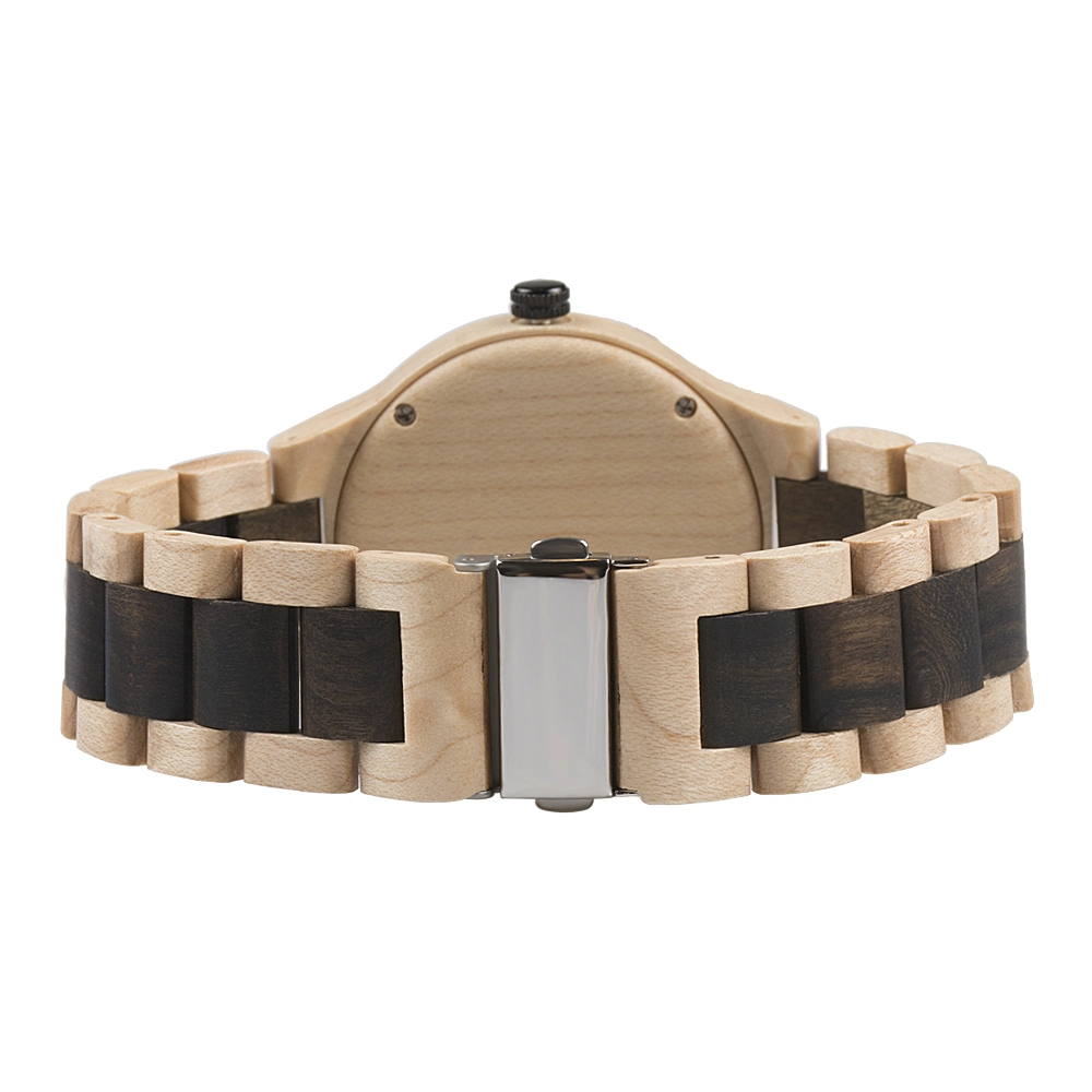 Nuevo modelo de reloj de pulsera de madera de la moda