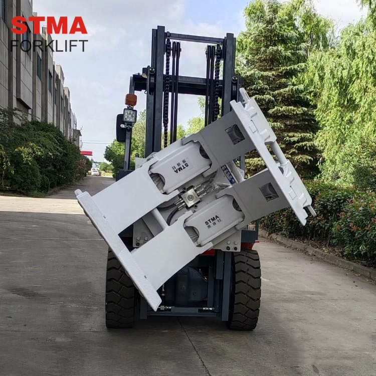 Stma High quality/High cost performance  Forklift Attachments Paper Roll Clamps Used for Conduit Piping or Paper Roll