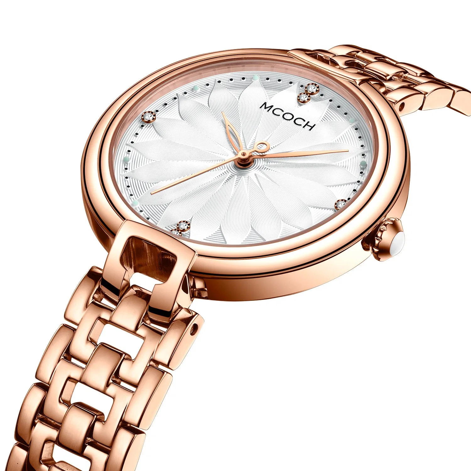 Reloj de pulsera de lujo de moda de cuarzo para mujer, regalo personalizado al por mayor OEM para damas.