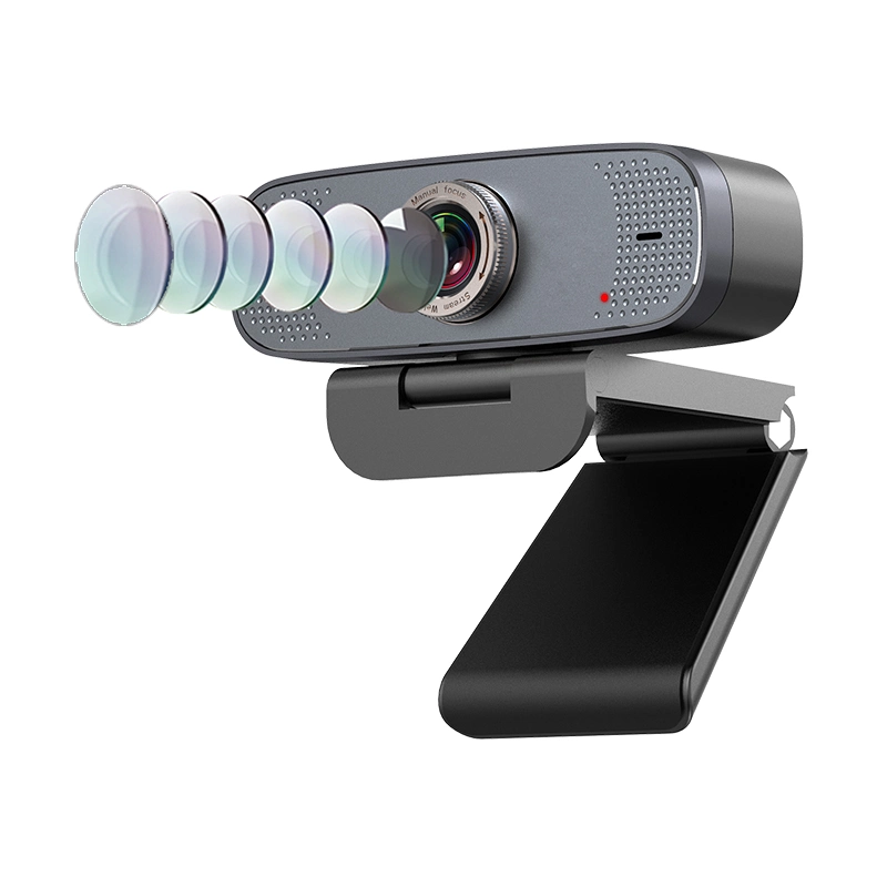 1080P HD Webcam USB Micrófono incorporado lente óptico de 2MP CMOS Sensor Equipo Portátil Una cámara Web para Video Chat en Vivo