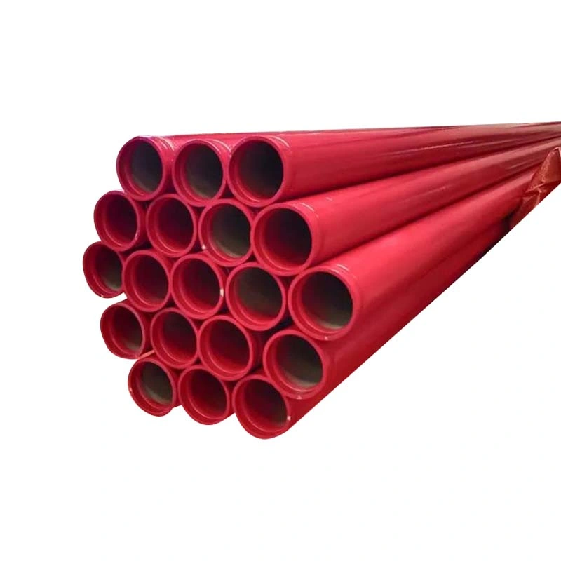 Ral 3000 Red Painted ERW Fire Fighting Carbon Steel Pipe