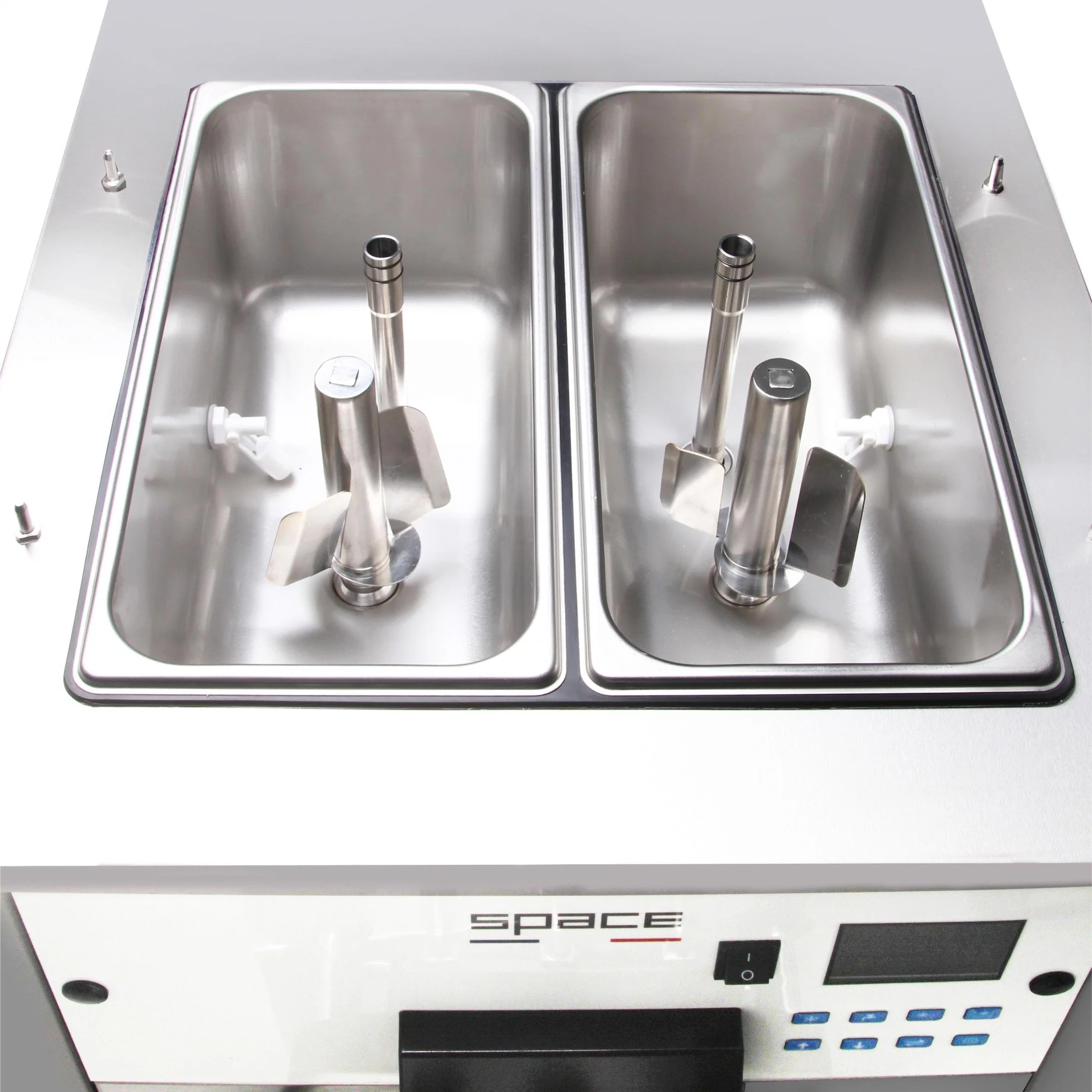 Système de double contrôle Machine à glace molle 3 saveurs Machine à yaourt glacé avec CE ETL