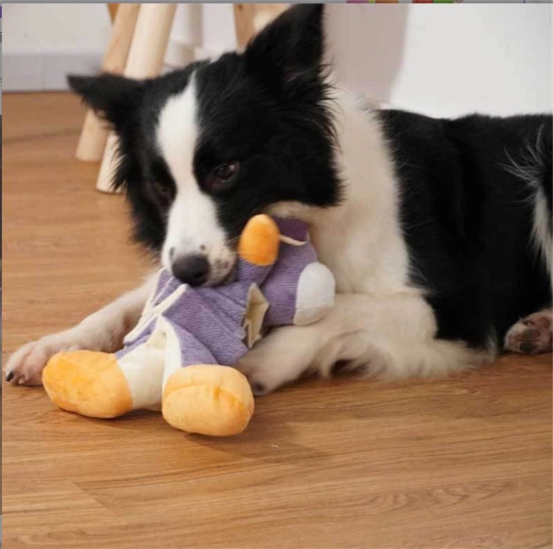 Amazon Heißer Verkauf Poly-Cotton Seil Tier Plüsch Spielzeug Haustier Hund Kauen Quietschig Interaktives Spiel Weich Gestopft Hund Plüsch Spielzeug