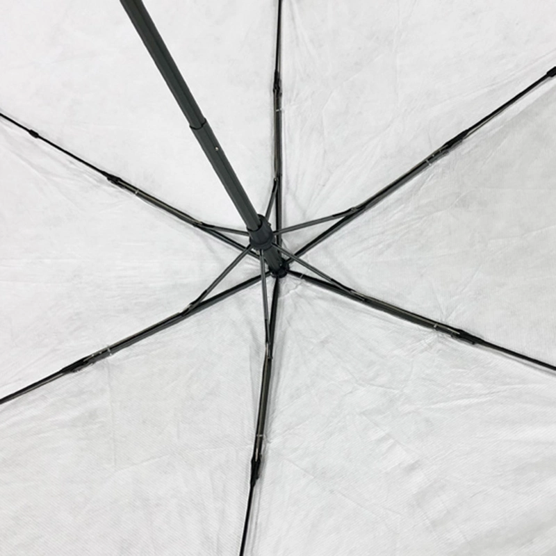 Wholesale/Supplier 6K Parasol Manual Opening Rain Fold White Tyvek Paper Windproof Umbrella for Gift