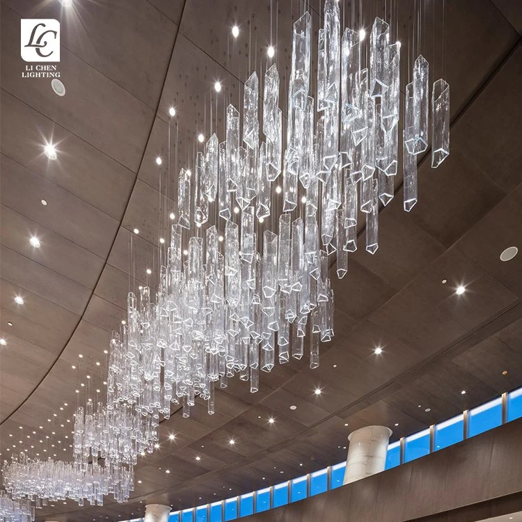 Indoor Decoration for Hotel Lobby Hall Custom Large Project Luxury LED Chandelier Lighting