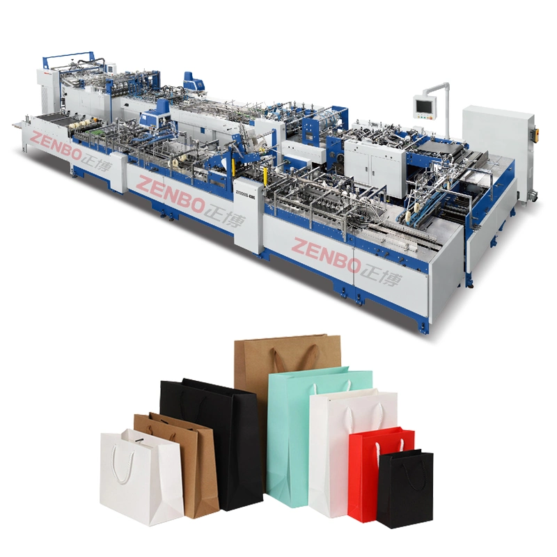 Wine Pacakage Milk Products Zenbo White Cardboard Paper Bag machinery